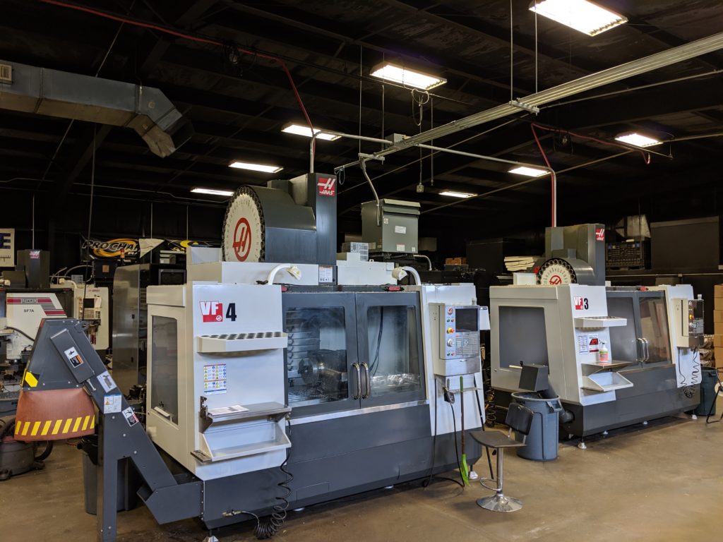HAAS VF4 and VF3