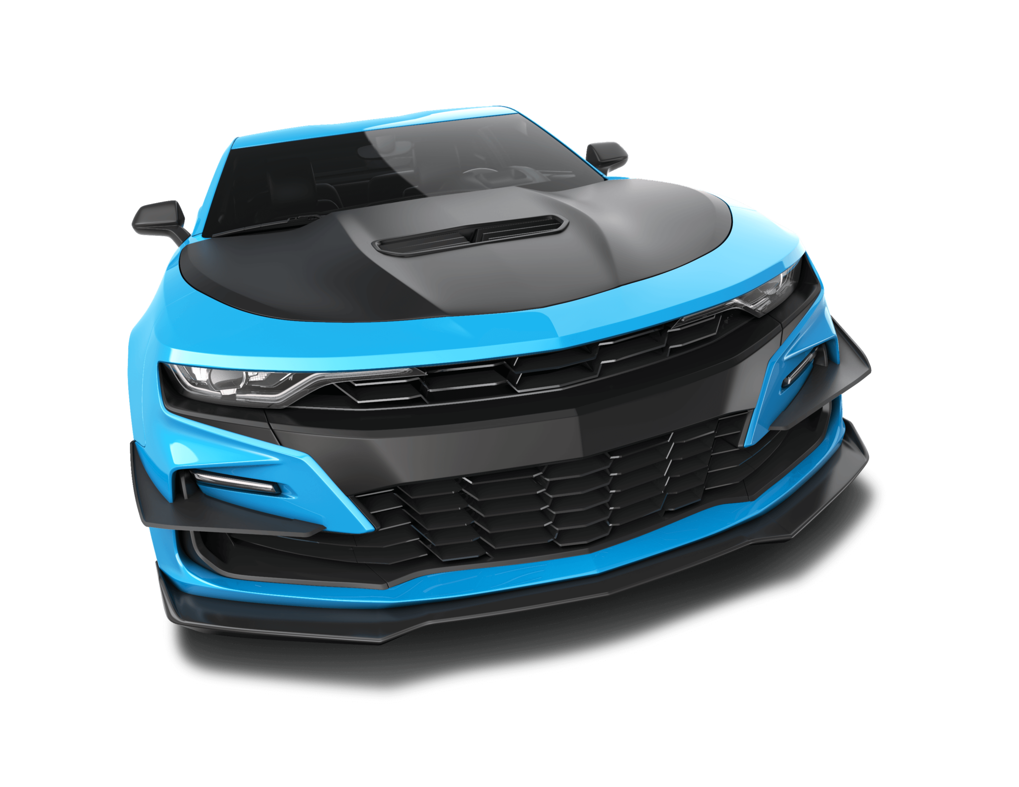 DRAKE MUSCLE CARS 2019+ DIVE PLANES, SMOOTH SATIN BLACK FINISH