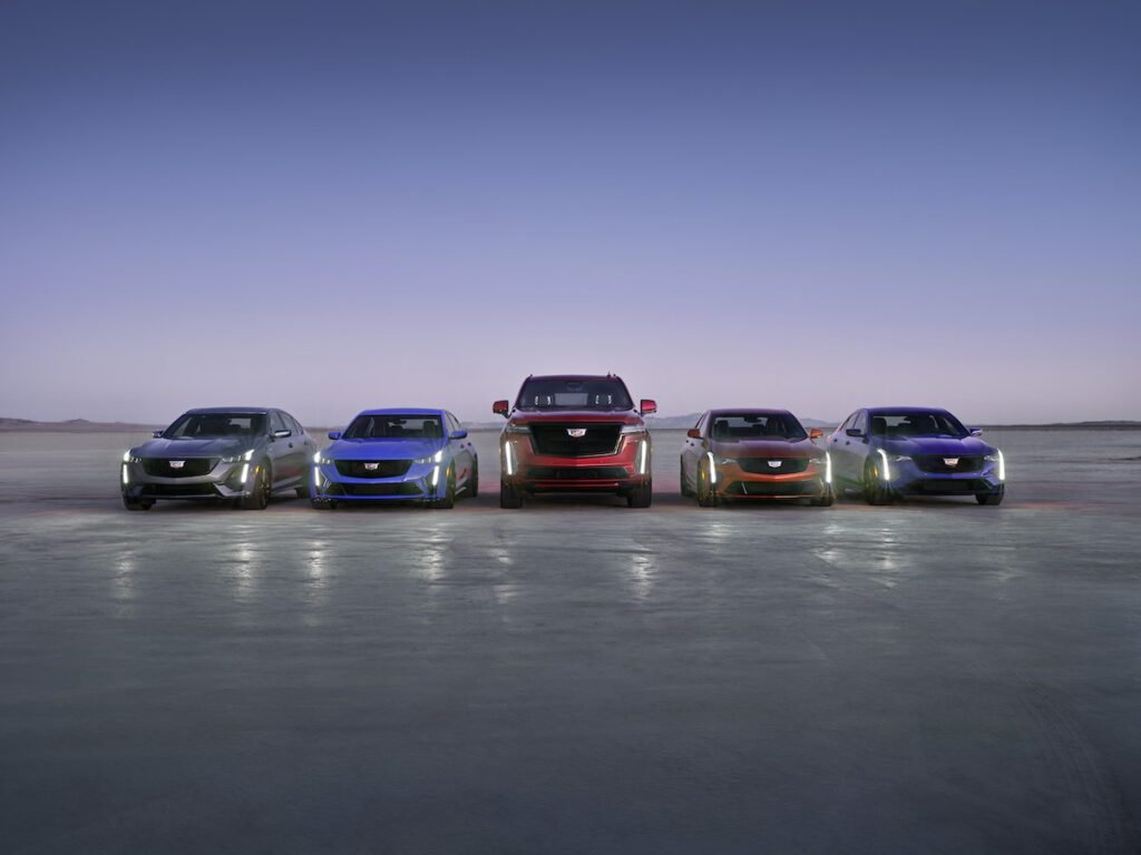 Cadillac V-Series lineup front