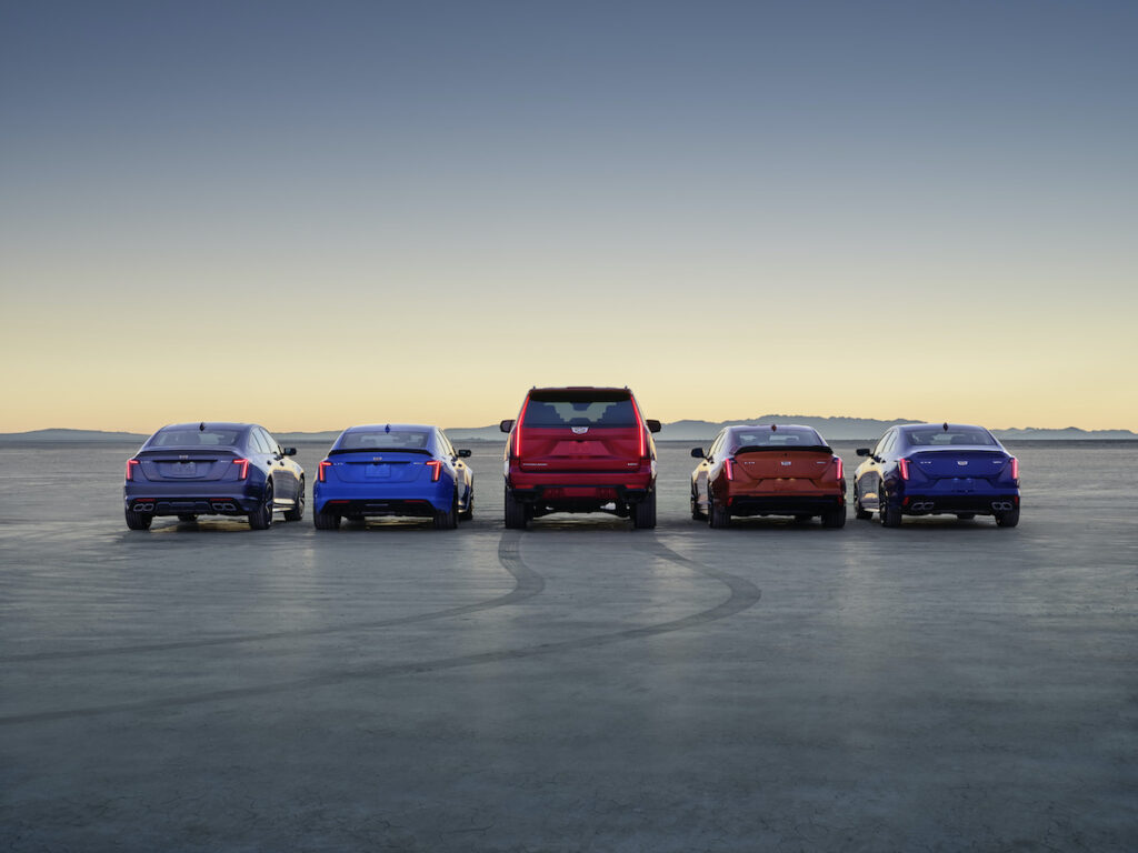 Cadillac V-Series lineup rear