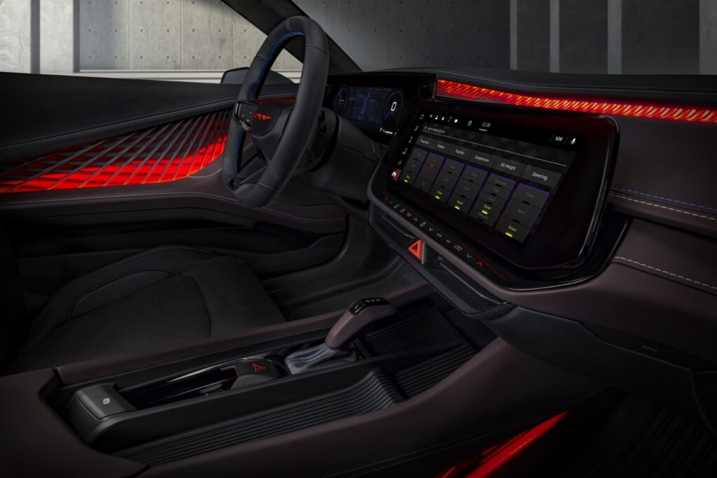 The Dodge Charger Daytona SRT Concept’s ambient Attitude Adjustm
