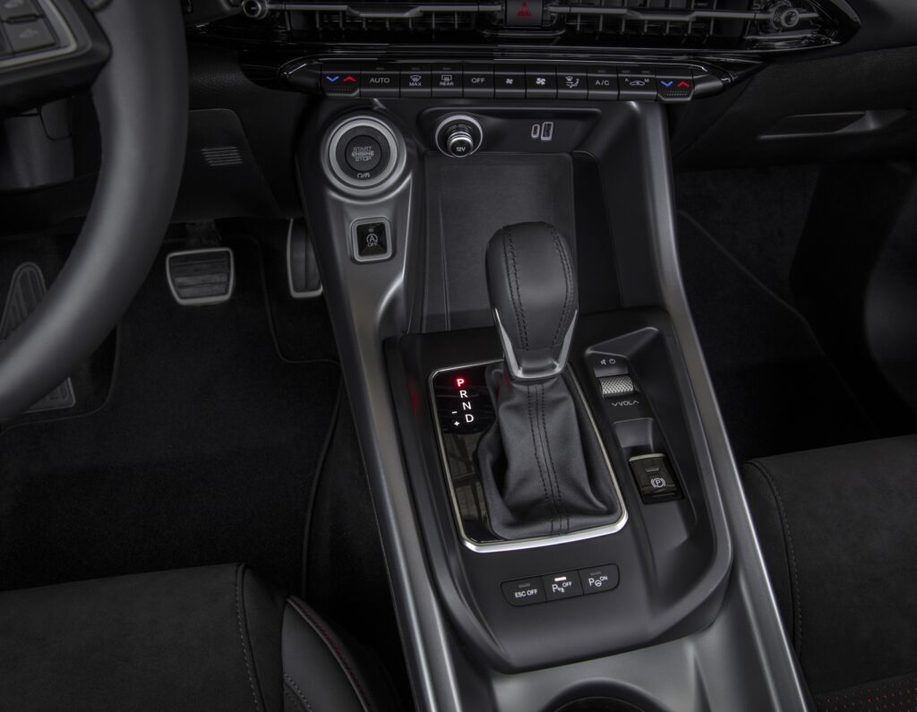 Ignition control for the all-new 2023 Dodge Hornet is positioned