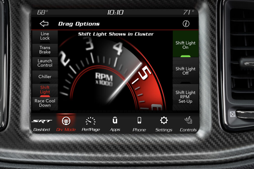 Drag Options for the 2023 Dodge Challenger SRT Demon 170 deliver